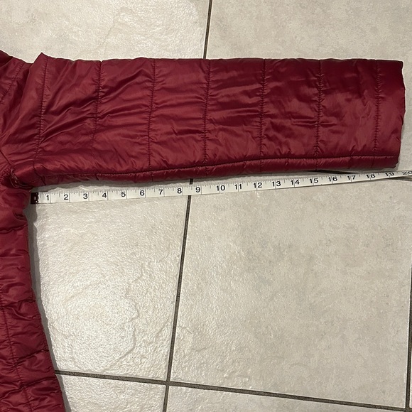 Women's Cherry Red light Puff Jacket - Picture 9 of 10